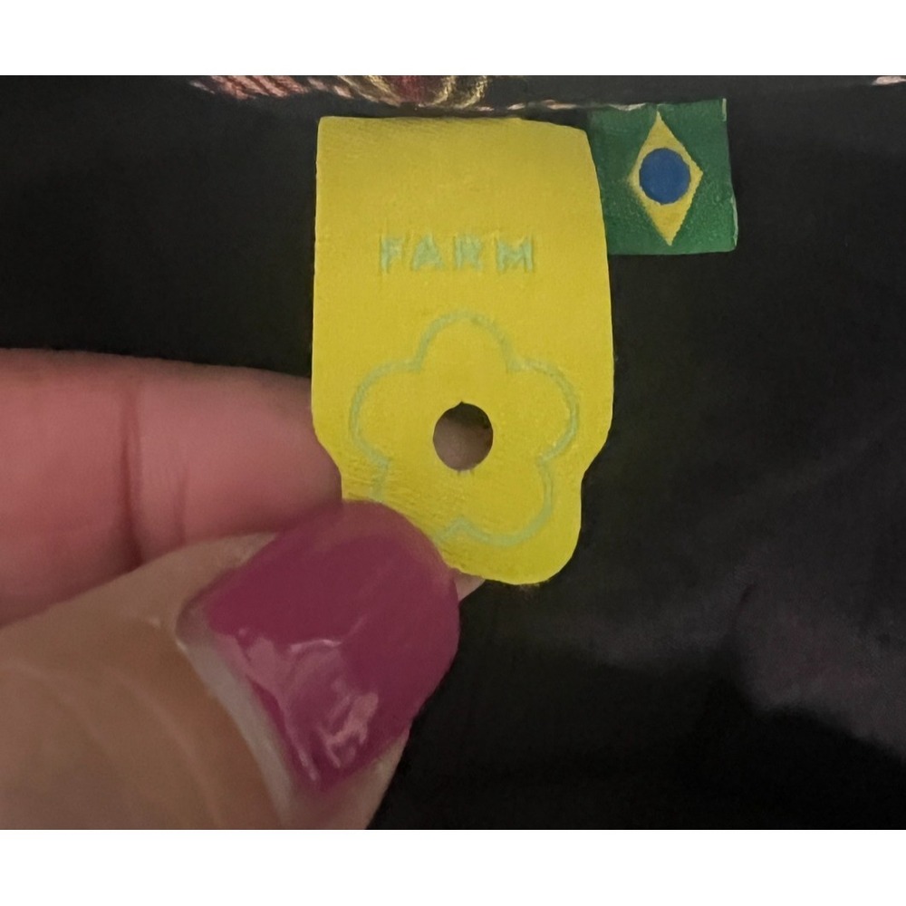 Farm Rio Womens Mini Dress Brilho Boho Festival Size M - Picture 4 of 6